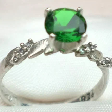 انگشتر نقره زنانه، سولیتر کد 402