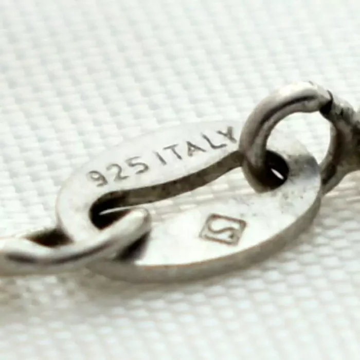 زنجیر نقره زنانه ایتالیایی ظریف عیار 925 رنگ ثابت - Image 3