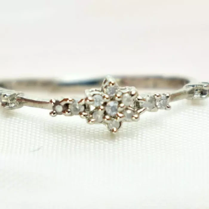 انگشتر نقره زنانه ظریف عیار 925، کد 406 - Image 4