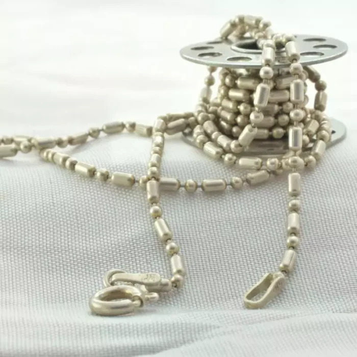 زنجیر نقره ایتالیایی عیار 925 آبکاری شده - Image 3