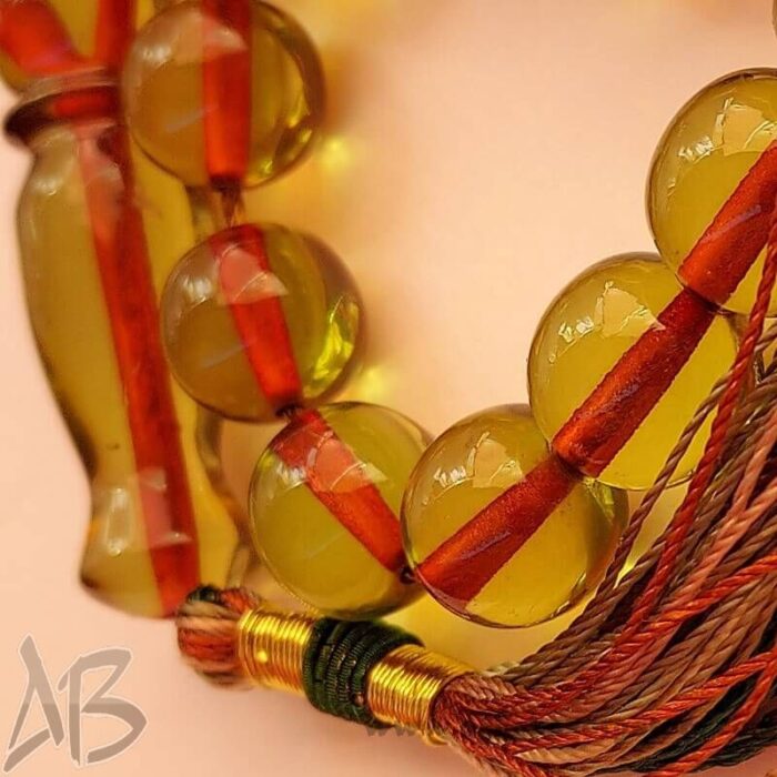 تسبیح سندلوس اصل بودار 33 دانه درشت گرد کد 713 - Image 5