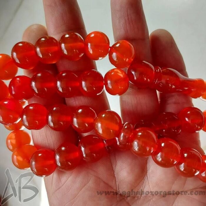 تسبیح سندلوس اصل بودار 35 دانه درشت گرد کد 716 - Image 7