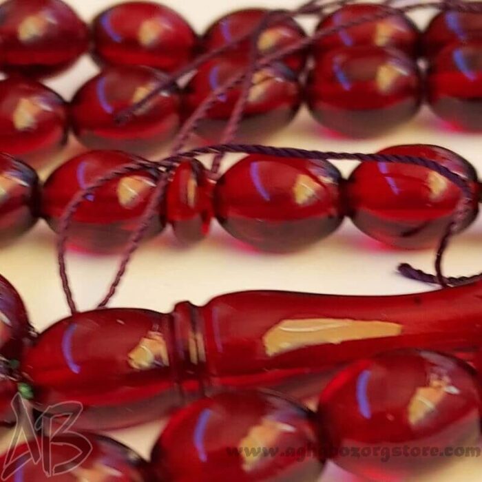 تسبیح سندلوس اصل معطر تخم مرغی 49 دانه کد 721 - Image 5