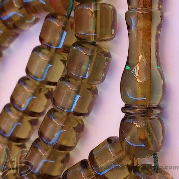 تسبیح سندلوس اصل 45 دانه معطر استوانه ای برمیلی کد 725 - Image 5