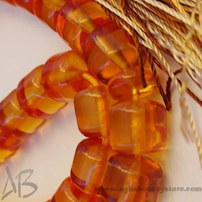 تسبیح سندلوس اصل 45 دانه معطر استوانه‌ای کد 728 - Image 4