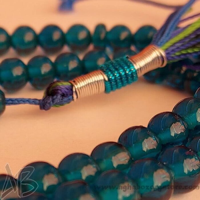 تسبیح سندلوس اصل معطر صد دانه گرد مدعبل کد 730 - Image 3