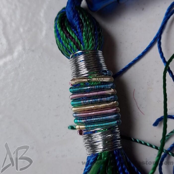 تسبیح سندلوس اصل دوپوست بودار 37 دانه استوانه‌ای کد 746 - Image 4