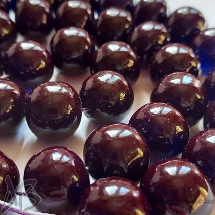 تسبیح سندلوس اصل  33 دانه بودار تراش چرتکه‌ای کد 747 - Image 3