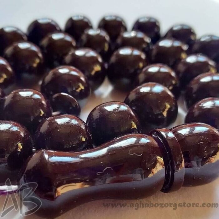 تسبیح سندلوس اصل  33 دانه بودار تراش چرتکه‌ای کد 747 - Image 4