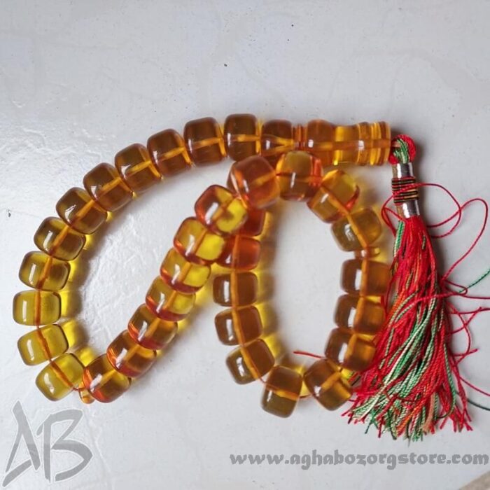 تسبیح سندلوس اصل معطر 33 دانه تراش استوانه‌ای درشت کد 751 - Image 3