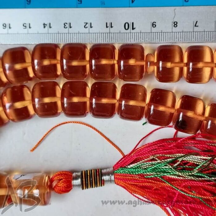 تسبیح سندلوس اصل معطر 33 دانه تراش استوانه‌ای درشت کد 751 - Image 8