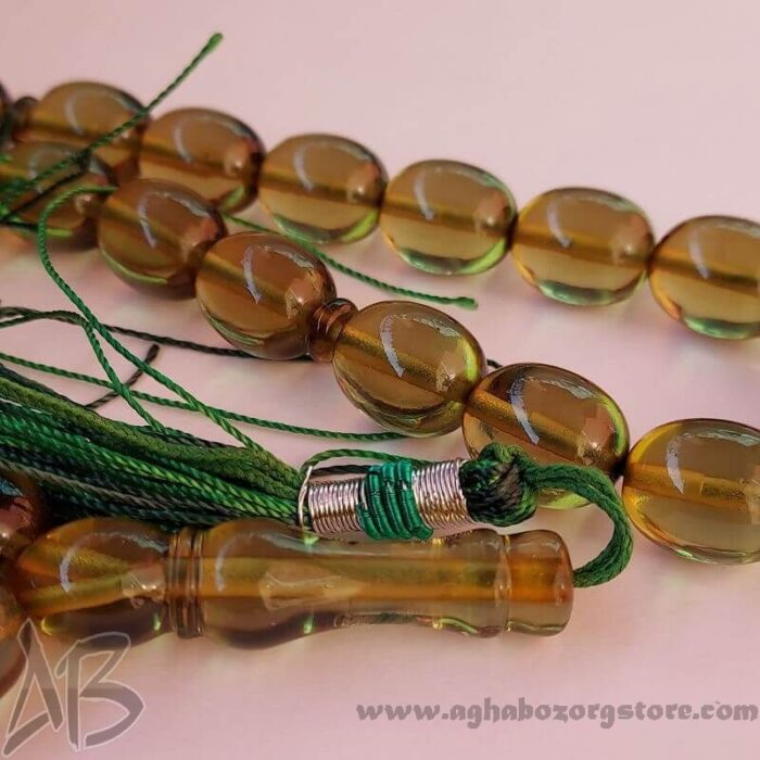 تسبیح سندلوس اصل بودار 33 دانه تراش بیضی درشت کد 753 - Image 5