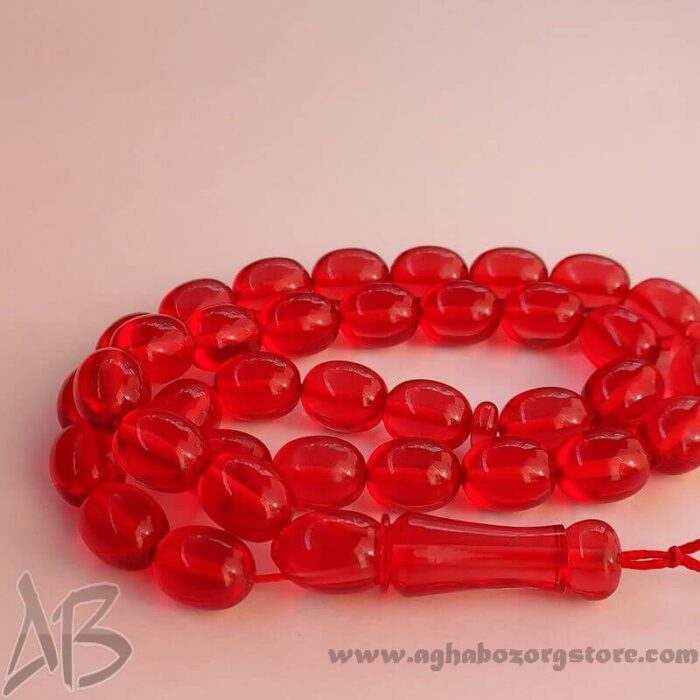 تسبیح سندلوس اصل بودار 35 دانه بیضی درشت کد 758 - Image 5