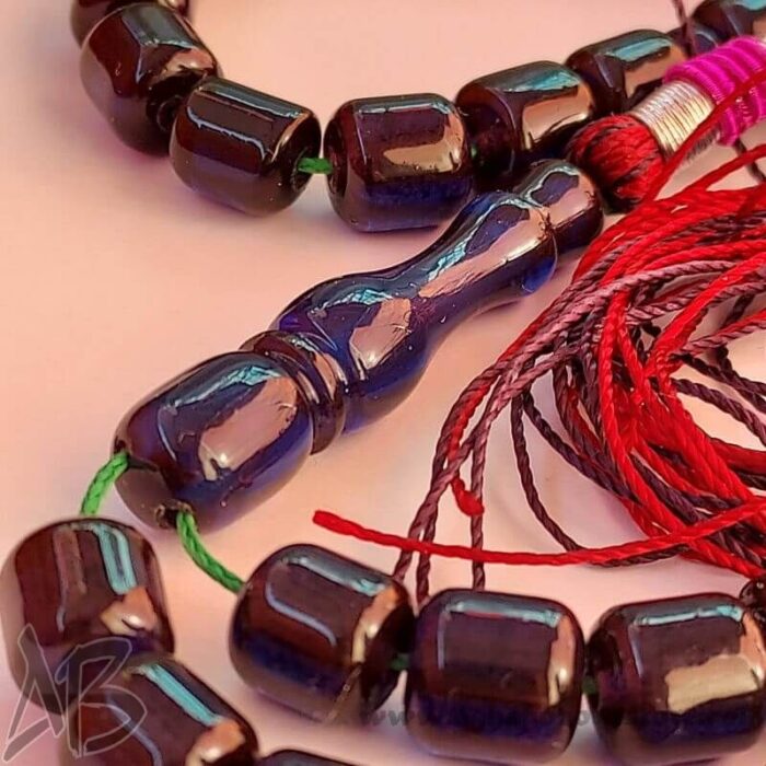 تسبیح سندلوس اصل 49دانه معطر استوانه‌ای کد 763 - Image 4