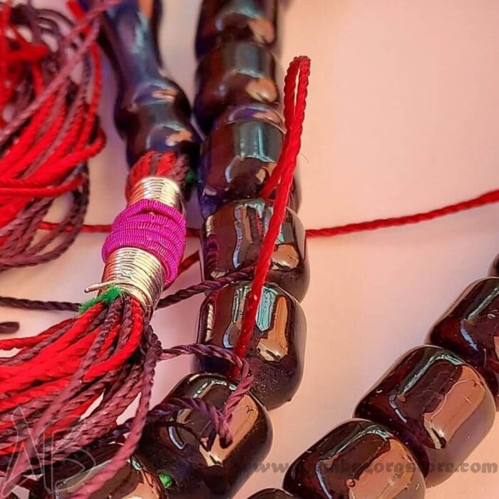 تسبیح سندلوس اصل 49دانه معطر استوانه‌ای کد 763 - Image 5