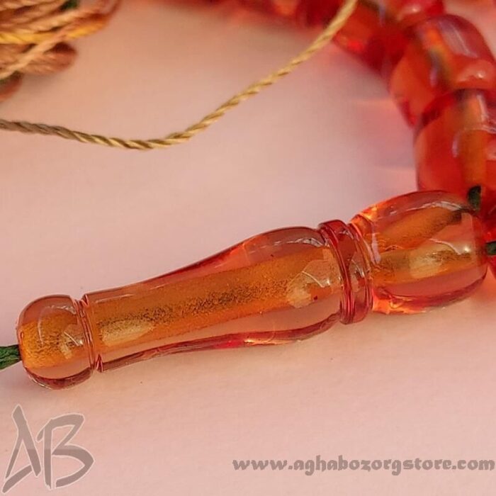 تسبیح سندلوس اصل 51 دانه بودار استوانه‌ای (برمیلی) کد 764 - Image 4