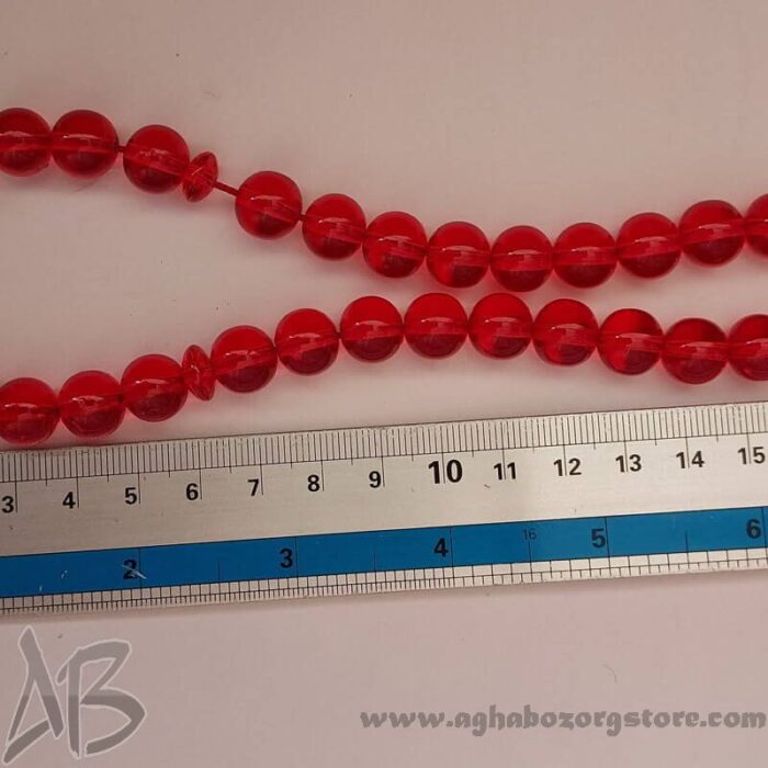 تسبیح سندلوس اصل بودار 33 دانه گرد تراش متوسط جلا خورده کد 767 - Image 7