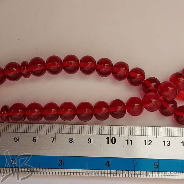 تسبیح سندلوس اصل معطر 45 دانه گرد تراش متوسط جلا خورده کد 768 - Image 8