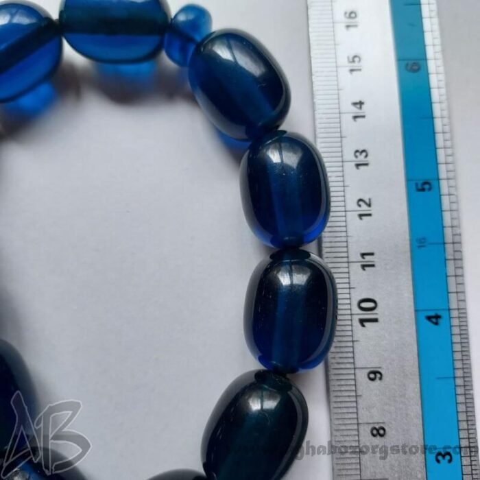 تسبیح سندلوس اصل کلکسیونی بودار 33 دانه خربزه‌ای هنگ کنگی کمیاب کد 777 - Image 7