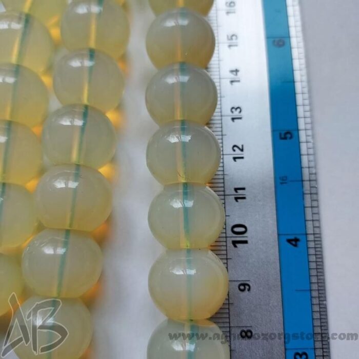 تسبیح سندلوس اصل کلکسیونی بودار 33 دانه اپالین کمیاب تراش کردستان کد 779 - Image 4