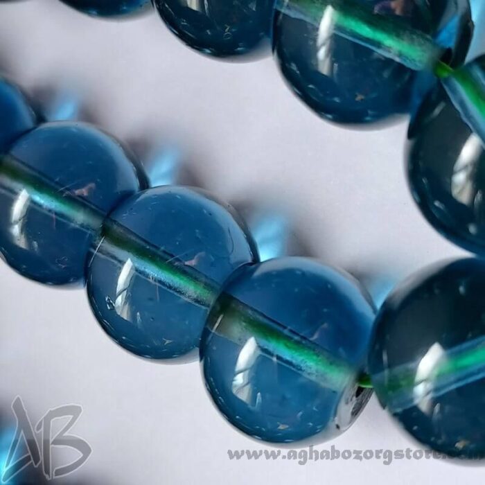 تسبیح سندلوس اصل کلکسیونی معطر 33 دانه تراش گرد شمش کمیاب خوشرنگ کد 781 - Image 6