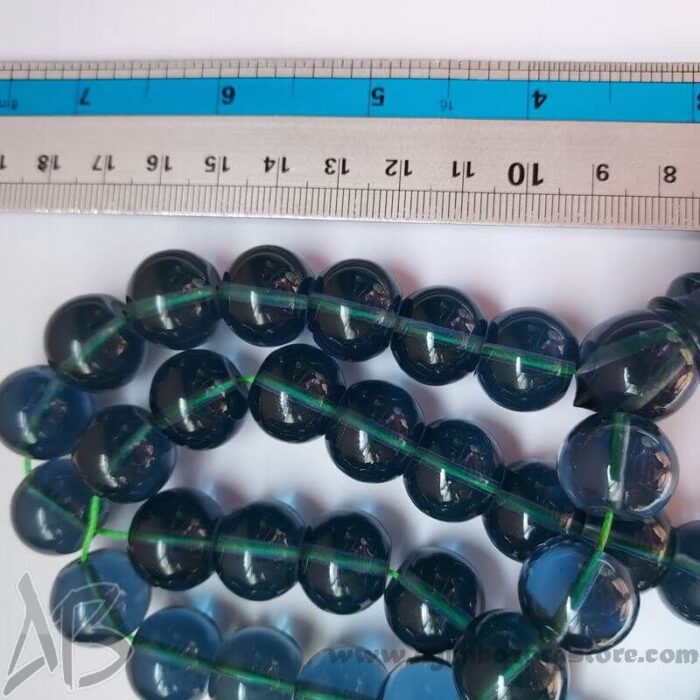 تسبیح سندلوس اصل کلکسیونی معطر 33 دانه تراش گرد شمش کمیاب خوشرنگ کد 782 - Image 6