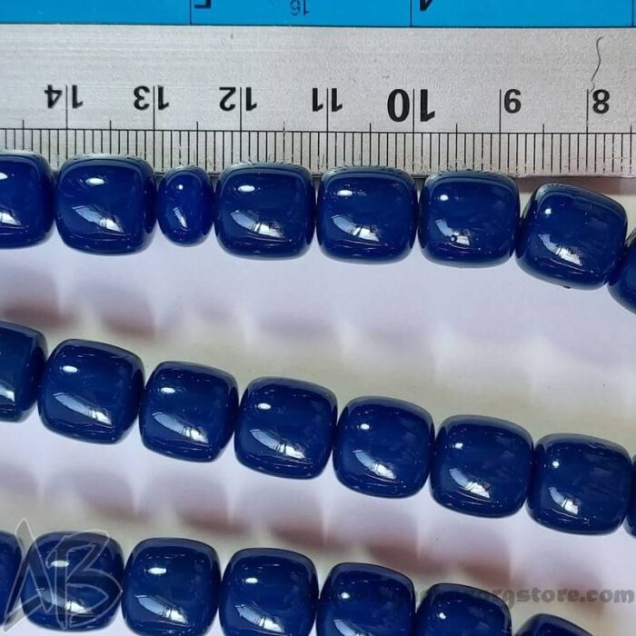 تسبیح سندلوس اصل 45 دانه کد 793 بودار استوانه ای آبی تیره آقابزرگ - Image 7