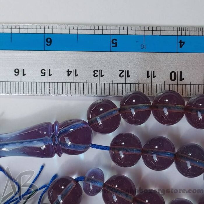 تسبیح سندلوس اصل بودار 33 دانه کد 797 گرد بسیار زیبا دورنگ - Image 7