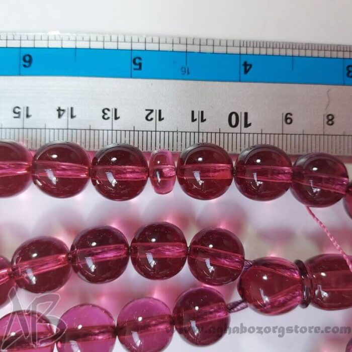 تسبیح سندلوس اصل بودار 33 دانه کد 798 تراش گرد ارغوانی خوش تراش خوشرنگ آقابزرگ - Image 7