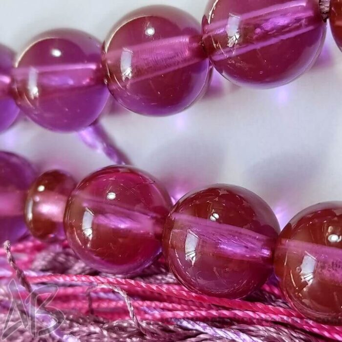 تسبیح سندلوس اصل بودار زعفرانی 33 دانه شمش بسیار زیبا و خوش تراش کد 799 - Image 4