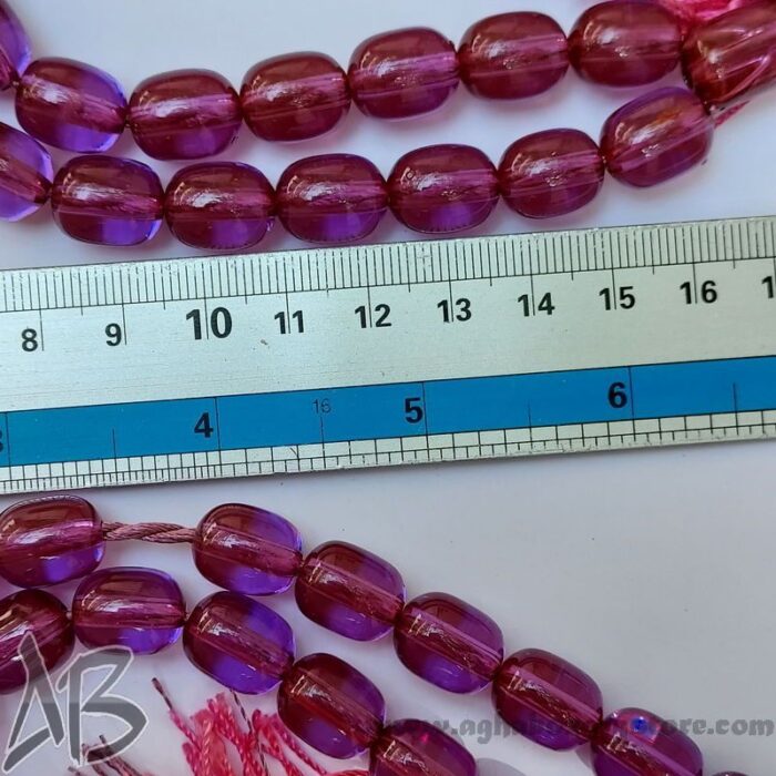 تسبیح سندلوس اصل بودار 33 دانه سوسنی شمش کمیاب تراش خربزه‌ای کد 802 - Image 6