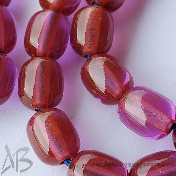 تسبیح سندلوس اصل بودار 33 دانه سوسنی شمش کمیاب تراش خربزه‌ای کد 802 - Image 8