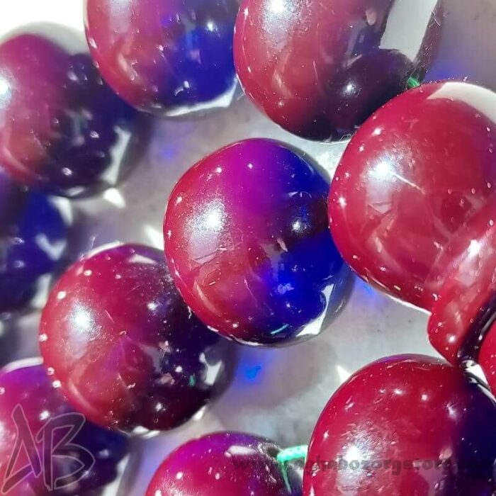 تسبیح سندلوس اصل 33 دانه کد 806 چرتکه‌ای بودار دو پوست قهوه‌ای تیره و آبی - Image 5