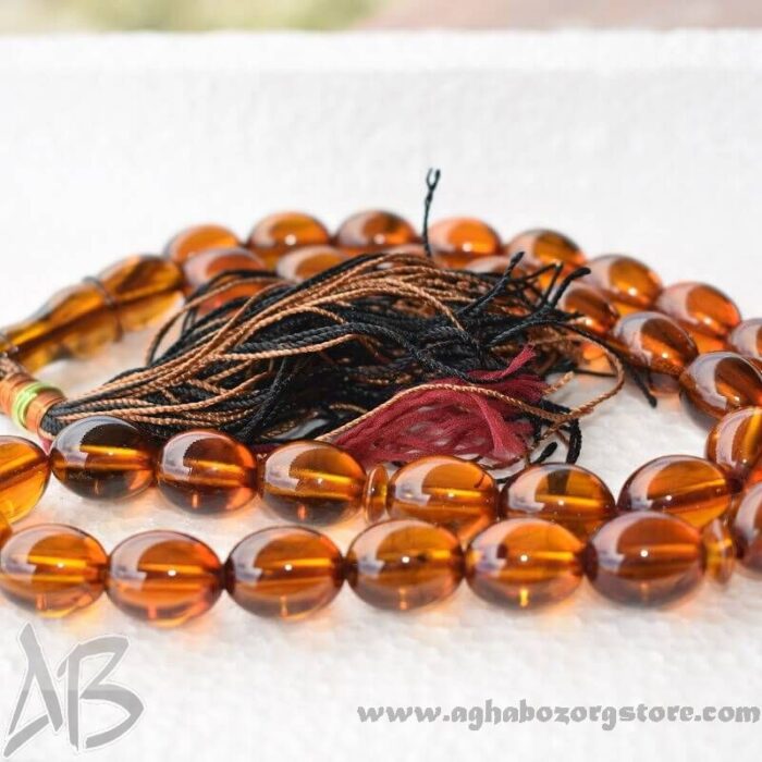 تسبیح سندلوس اصل بودار 33 دانه تراش بیضی خوشرنگ کد 807 - Image 6