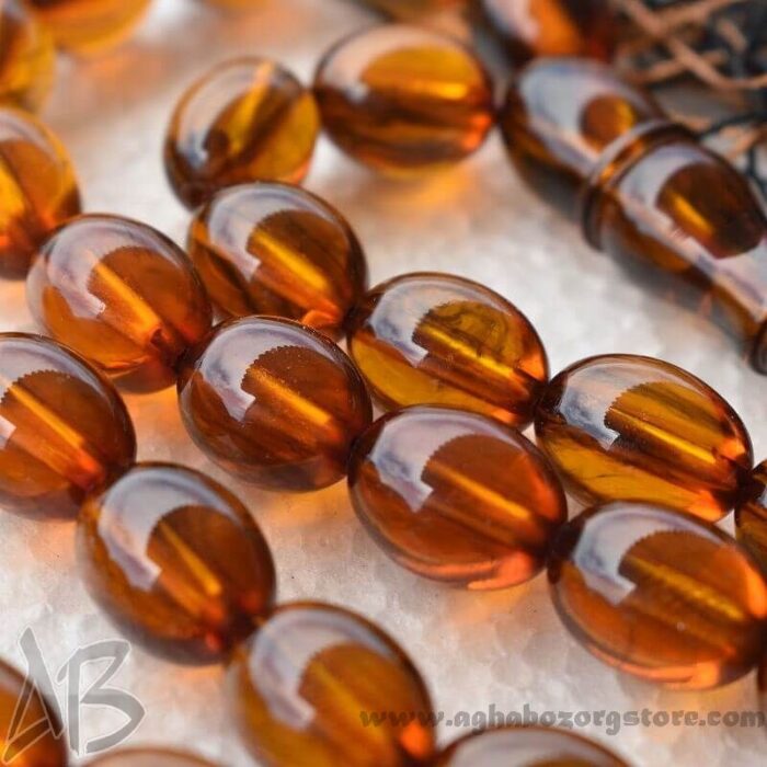 تسبیح سندلوس اصل بودار 33 دانه تراش بیضی خوشرنگ کد 807 - Image 4