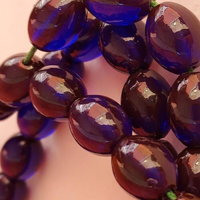 تسبیح سندلوس اصل بودار تخم‌مرغی دوپوست 45 دانه کد 705 - Image 3