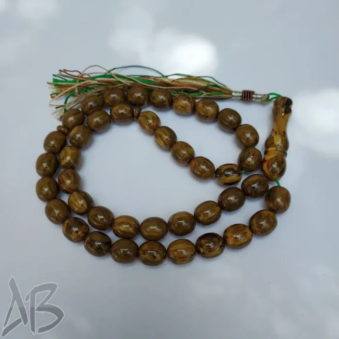 تسبیح سندلوس 41 دانه بودار تراش بیضی خوش تراش و بسیار زیبا کد 871 آقابزرگ - Image 5