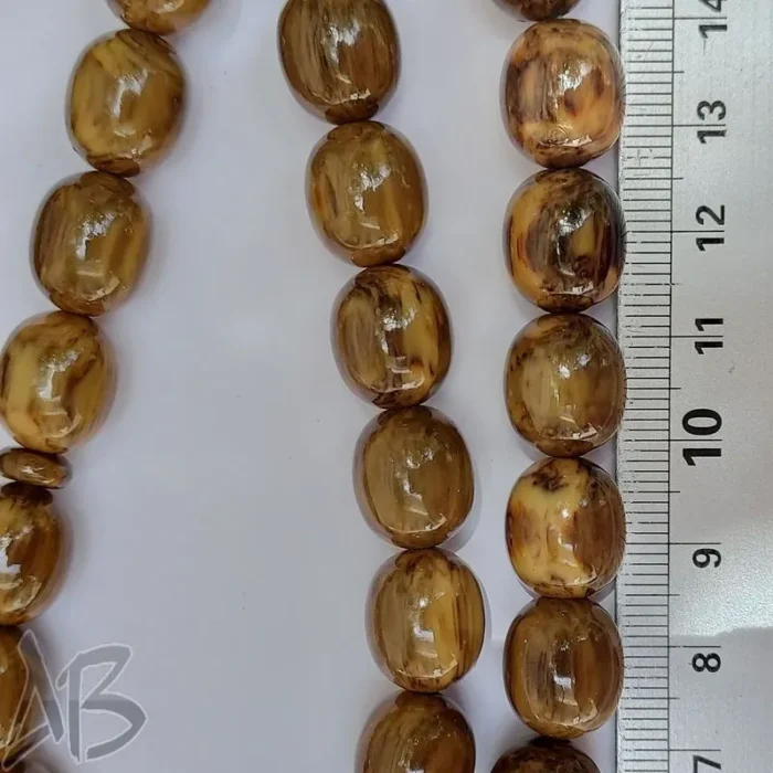 تسبیح سندلوس 41 دانه بودار تراش بیضی خوش تراش و بسیار زیبا کد 871 آقابزرگ - Image 3