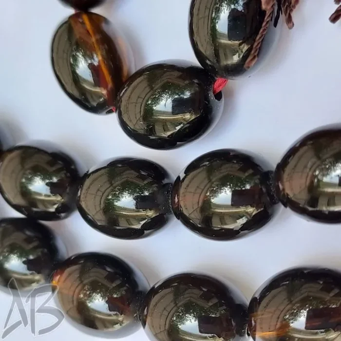 تسبیح سندلوس 33 دانه بودار تراش بیضی خوش تراش و بسیار زیبا کد 872 آقابزرگ - Image 5