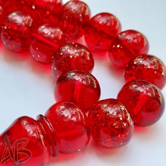 تسبیح سندلوس 33 دانه بودار تراش شلغمی اکلیل دار بسیار زیبا و  خاص کد 882 آقابزرگ - Image 4