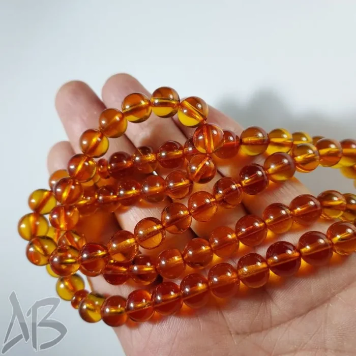 تسبیح سندلوس صد دانه بلند (101 دانه) بودار تراش گرد شمش ویتنامی اصل کد 889 آقابزرگ - Image 5