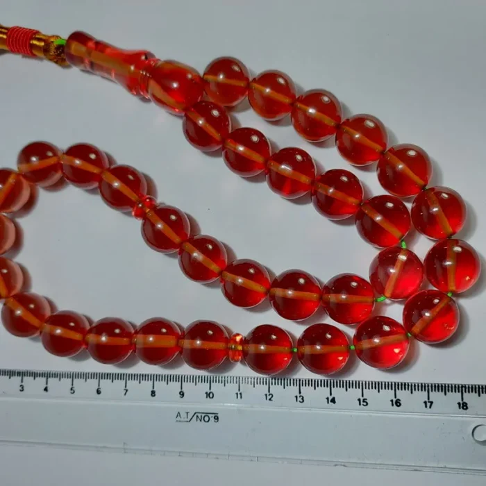 تسبیح سندلوس 33 دانه بودار تراش گرد خوشرنگ کد 890 آقابزرگ - Image 6