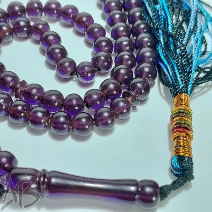 تسبیح سندلوس 100 دانه (101 دانه) بودار تراش گرد ریز خیلی خوشرنگ کد 891 آقابزرگ - Image 4