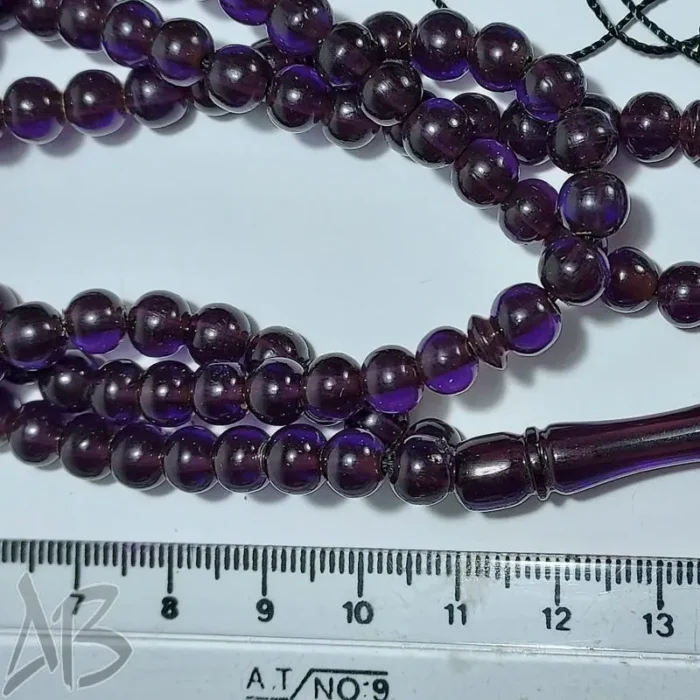 تسبیح سندلوس 100 دانه (101 دانه) بودار تراش گرد ریز خیلی خوشرنگ کد 891 آقابزرگ - Image 6