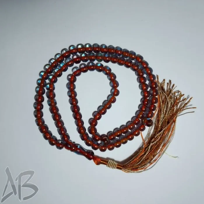 تسبیح سندلوس صددانه (101 دانه) بودار گرد سندانی شمش ویتنامی خاص کد 901 آقابزرگ - Image 7