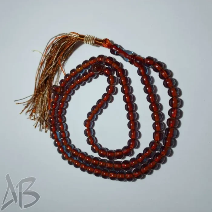 تسبیح سندلوس صددانه (101 دانه) بودار گرد سندانی شمش ویتنامی خاص کد 901 آقابزرگ - Image 8