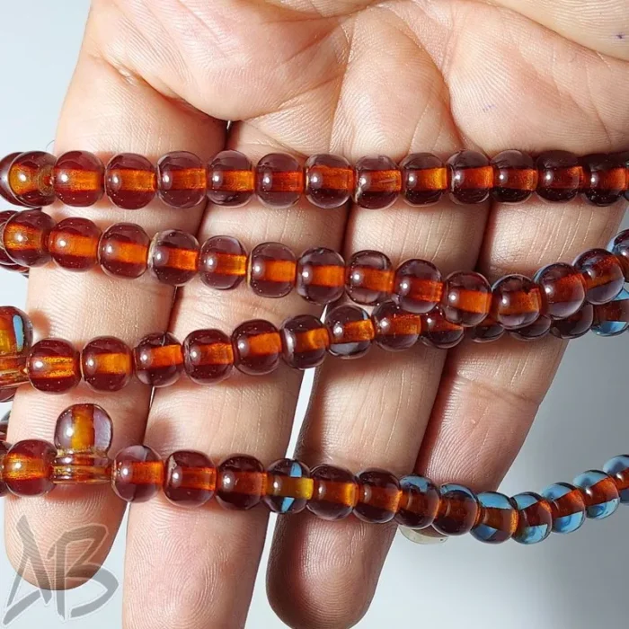 تسبیح سندلوس صددانه (101 دانه) بودار گرد سندانی شمش ویتنامی خاص کد 901 آقابزرگ - Image 5