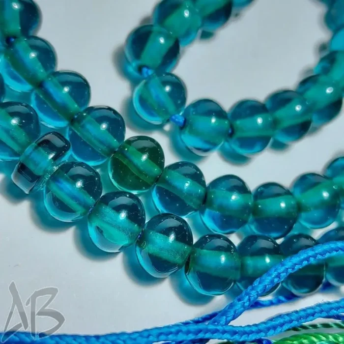 تسبیح سندلوس صددانه (101 دانه) بودار گرد ریز و بسیار خوشرنگ کد 903 آقابزرگ - Image 4