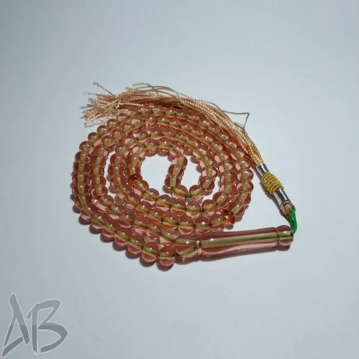 تسبیح سندلوس صددانه (101 دانه) بودار گرد ریز و بسیار خوشرنگ کد 906 آقابزرگ - Image 7