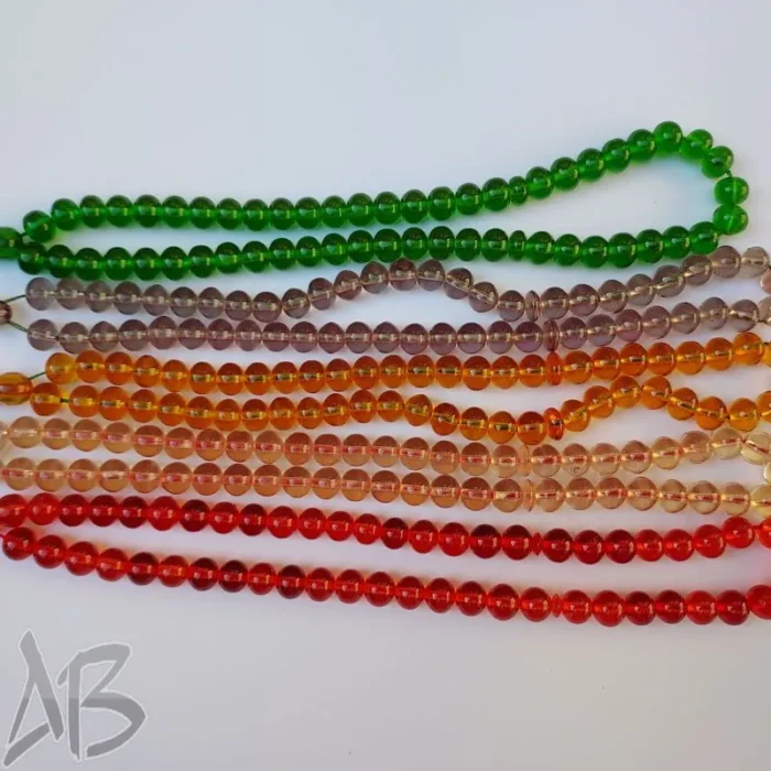 تسبیح سندلوس اصل 53 دانه بودار شلغمی سبز خوشرنگ کد 913 آقابزرگ - Image 7